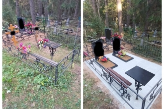 Укладка тротуарной плитки на Кладбище