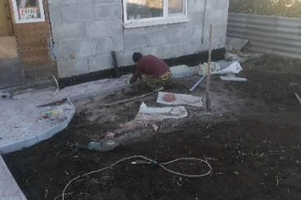 Укладка тротуарной плитки