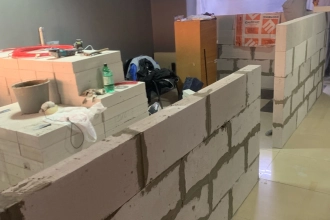 Комната из газоблока