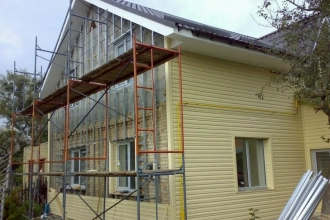 Кровля крыши хозблок сайдинг