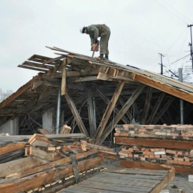 Демонтаж кровли - фото работ №2